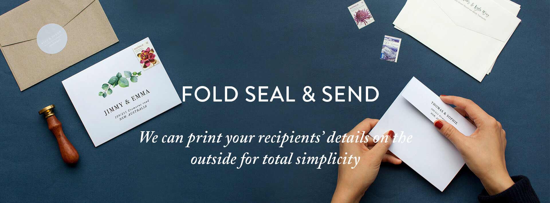 Send And Seal Wedding Invitations Paperlust