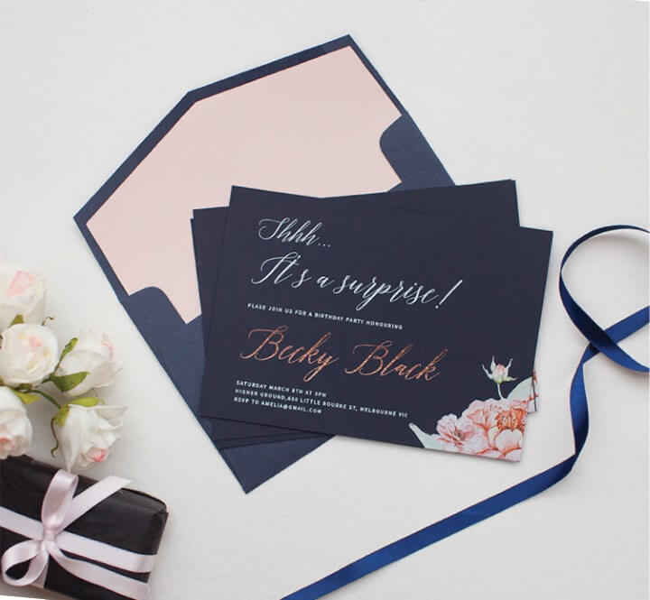 personalised invitation printing